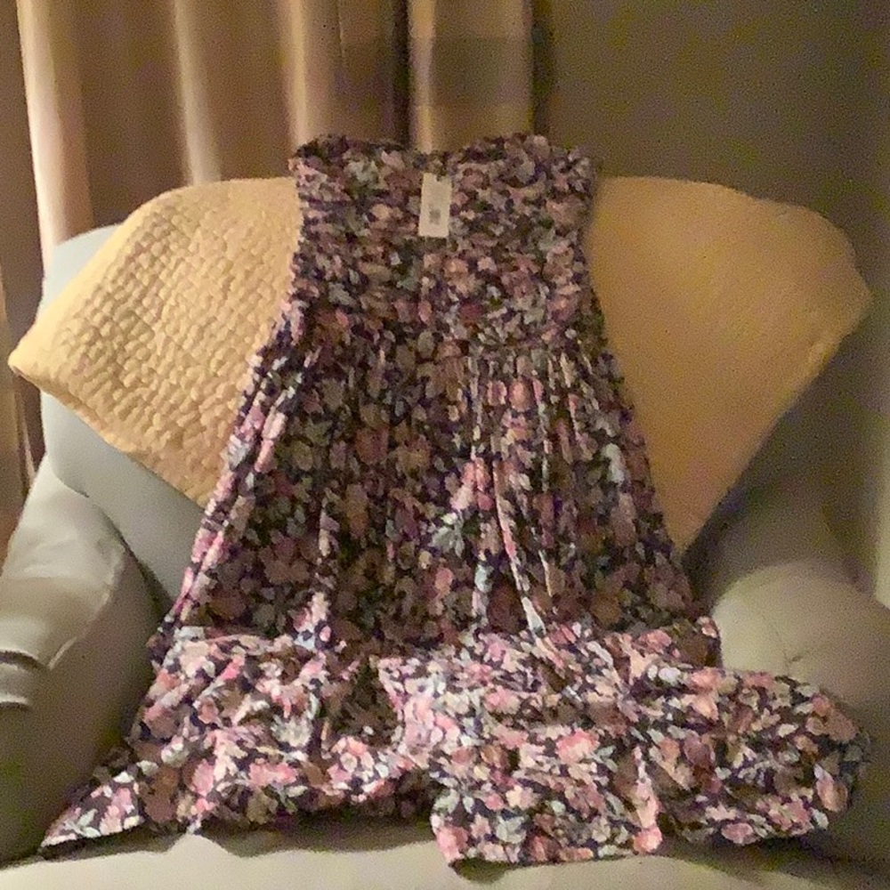 Floral print midi dress